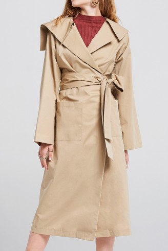 STORETS Julie Wrap Tie Trench Coat | stylish winter coats