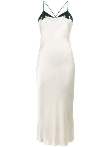 KSUBI Silk Fever Slip Dress | white cami dresses - flipped