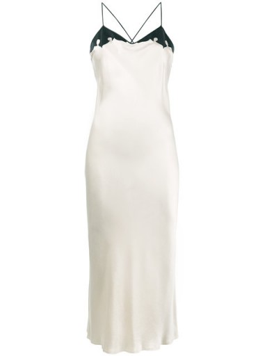 KSUBI Silk Fever Slip Dress | white cami dresses