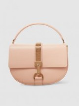 LANVIN‎ Pink Leather Handbag With Gold Chain Detail