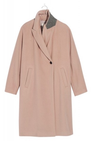 MADEWELL Atlas Cocoon Coat | pink winter coats