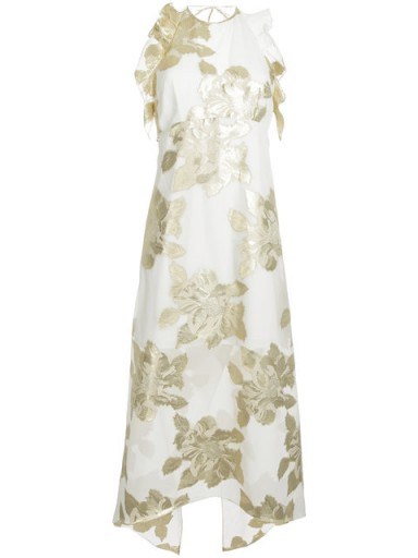 MANNING CARTELL Floral Alchemy dress / white and gold dresses - flipped
