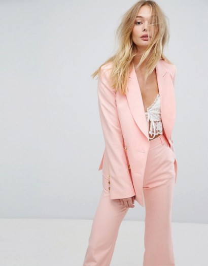 Millie Mackintosh Tailored Jacket ~ blush-pink suit jackets