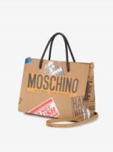 Moschino Sticker Motif Tote Bag / slogan handbags