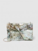 NATHALIE TRAD‎ Dino Clutch ~ iridescent shell evening bags
