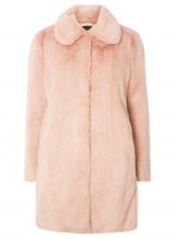 Dorothy Perkins Rose Faux Fur Dolly Coat – pink coats