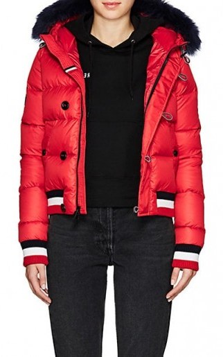 ROSSIGNOL Celeste Down-Quilted Bomber Jacket ~ red padded jackets - flipped