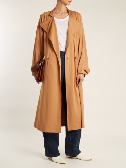 RACHEL COMEY Shameless oversized double-breasted trench coat ~ camel brown coats ~ stylish winter macs