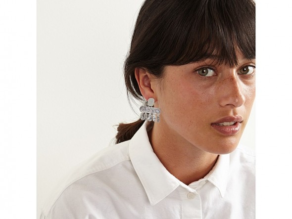 Oliver Bonas Chylla Connected Shapes Earrings