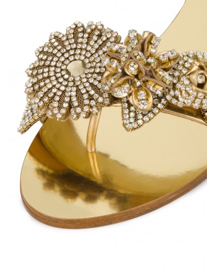SOPHIA WEBSTER Lilico crystal embellished flat sandals
