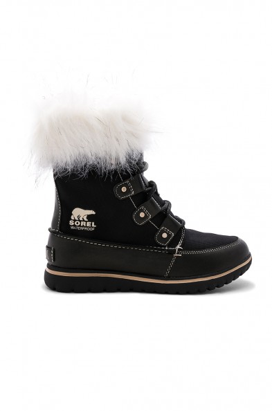 Sorel COZY JOAN X CELEBRATION FAUX FUR BOOT | stylish fluffy trim waterproof winter boots