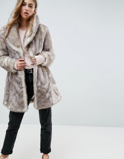 Unreal Fur Elixir Coat / soft touch fluffy coats
