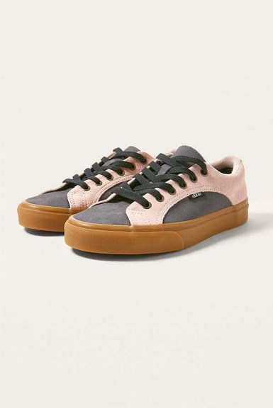 Vans Suede Gum Lampin Trainers ~ lilac sneakers - flipped