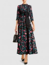 VIVETTA‎ Avila Cady Printed Bow-Detail Midi Dress ~ chic floral dresses