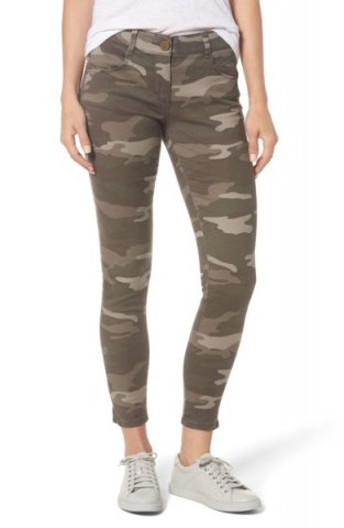 WIT & WISDOM Ab-solution Camo Stretch Ankle Skinny Jeans | camouflage print denim - flipped