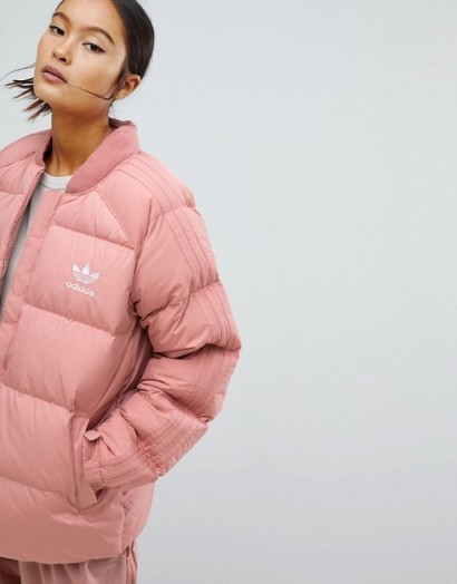 adidas Originals Pink Down Filled Padded Jacket