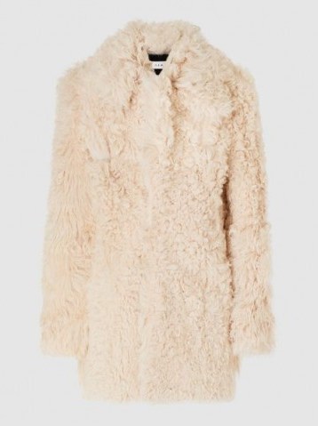 ‎A.L.C.‎ Stone Shearling Coat ~ chic winter coats - flipped