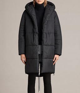 ALLSAINTS SARA REVERSIBLE PUFFER | black padded winter coats