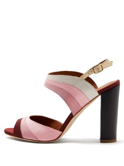 MALONE SOULIERS Anita colour-block high-heel sandals | colourblock high heels - flipped