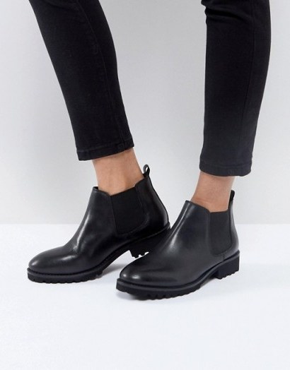 ASOS ANALISE Leather Chelsea Boots - flipped