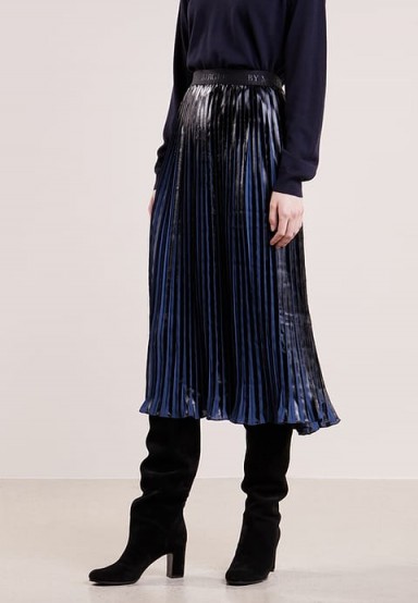 By Malene Birger CORNELIAS Pleated skirt blue | midi skirts