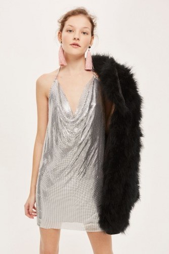topshop chainmail dress