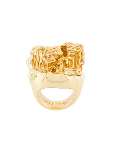 COUP DE COEUR Vortex Stone ring / chunky jewellery - flipped