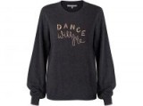 OLIVER BONAS Dance With Me Jumper / blouson sleeve jumpers / slogan knitwear