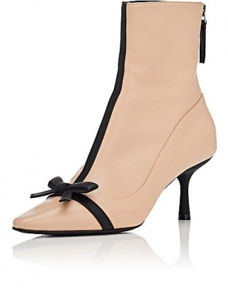 FABRIZIO VITI Mademoiselle Deneuve Leather Ankle Boots ~ luxe footwear - flipped