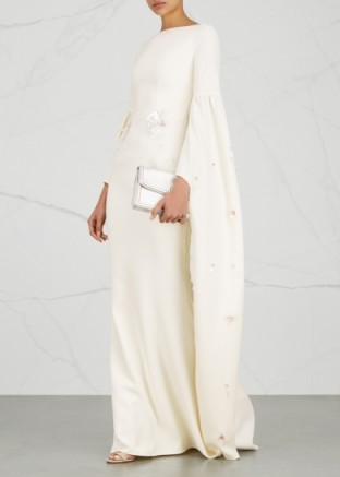 SAFIYAA Grand ivory embellished gown ~ luxe event gowns ~ evening elegance
