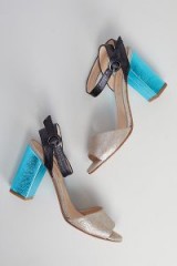 Francesco Di Lillo Horizon Metallic Heels ~ luxe sandals