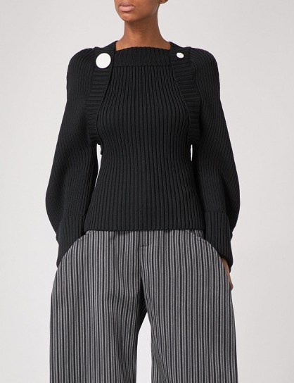JACQUEMUS La Maille Bolero wool jumper | stylish contemporary knitwear - flipped