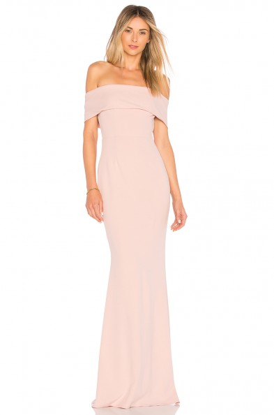 Katie May LEGACY GOWN – pink bardot gowns