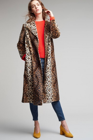 Helene Berman Lila Skinny Leopard Coat | glamorous animal print coats | winter glamour