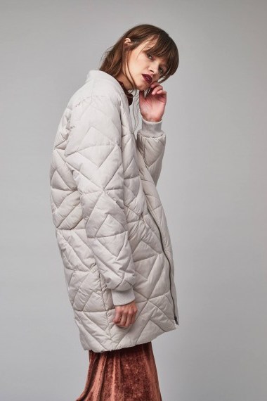 Selected Femme Miriam Longline Puffer Coat | quilted winter coats - flipped