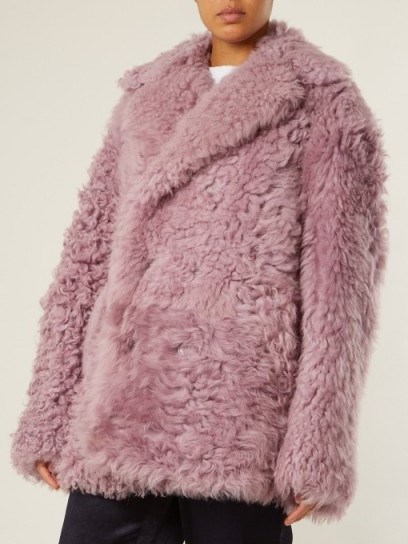 SIES MARJAN Pippa shearling coat ~ luxe winter coats - flipped