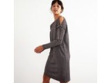 OLIVER BONAS Dash Sparkle Tie Sleeve Knitted Dress / cold shoulder dresses