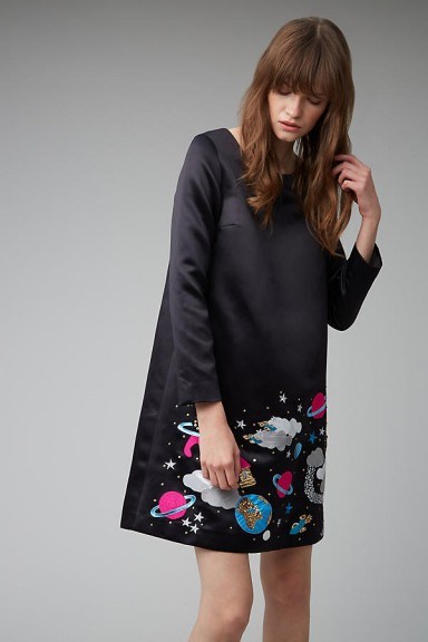 Manish Arora Russo Constellation Dress | black shift dresses | party fashion - flipped