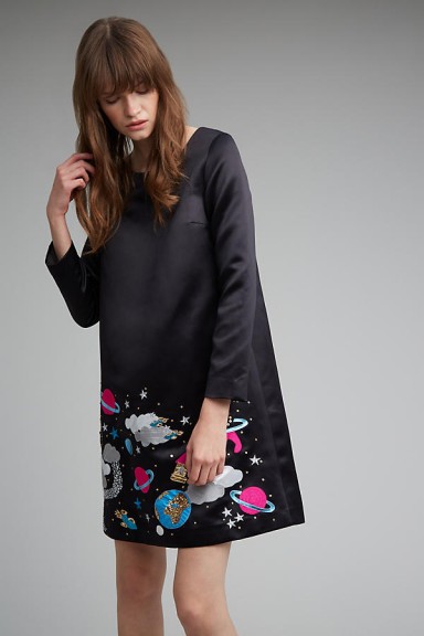 Manish Arora Russo Constellation Dress | black shift dresses | party fashion