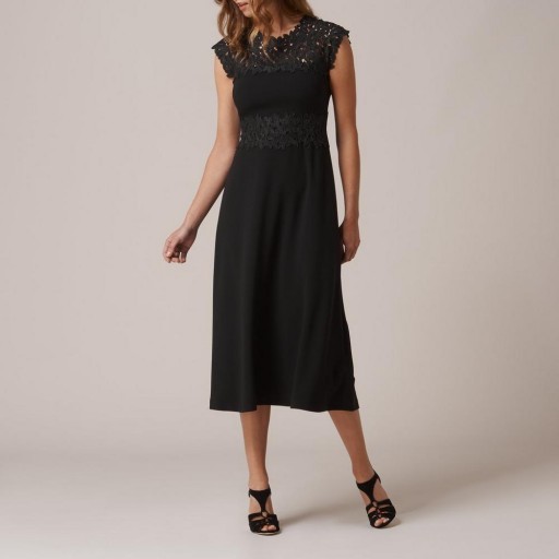 L.K. BENNETT SALENA BLACK DRESS / black dresses for the party season
