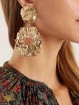 ORIT ELHANATI Stranger yellow-gold plated clip-on earrings ~ statement jewellery