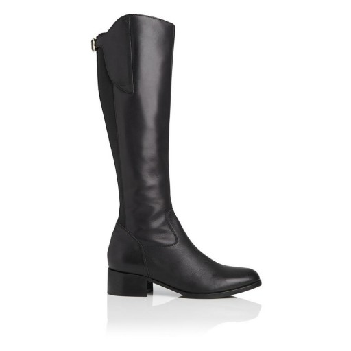 L.K. Bennett TALA BLACK LEATHER KNEE BOOTS ~ essential winter style footwear ~ wardrobe staple