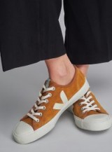 Veja Wata Suede Trainers, Brown | tan sneakers | sports luxe