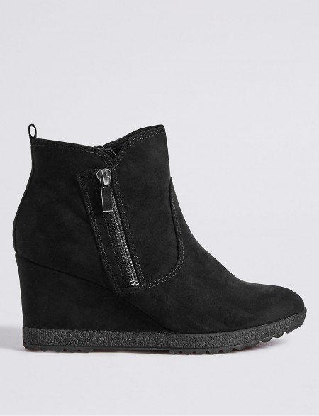 M&S COLLECTION Wedge Heel Ankle Boots | winter wedges