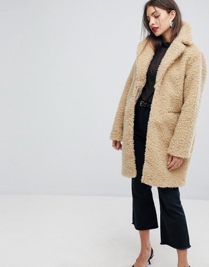 Whistles Ultimate Teddy Coat | neutral winter coats
