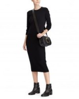 POLO RALPH LAUREN Wool-Cashmere Sweater Dress / knitted black dresses