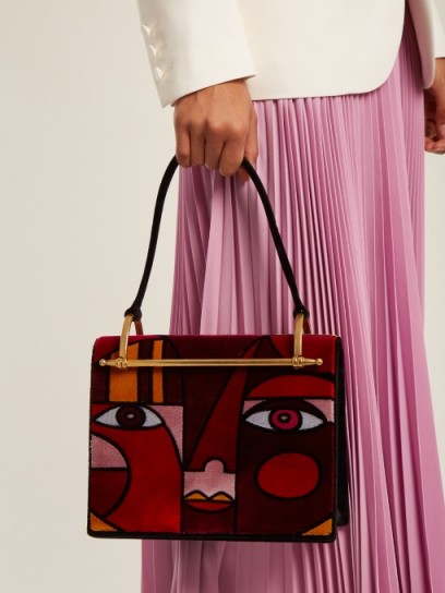 PRADA X Liselotte Watkins Patchwork Face-print bag – abstract print handbags