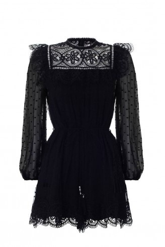 $228.00 Zimmermann Meridian Circle Lace Playsuit - flipped
