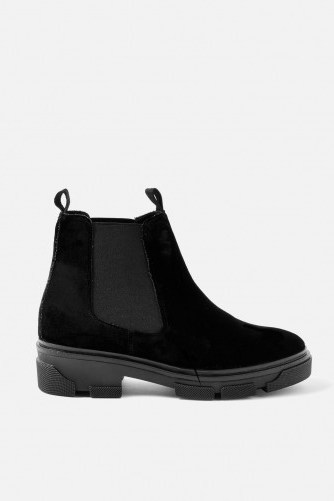 Topshop A-Game Chelsea Boots | black ankle boot - flipped