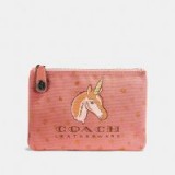 COACH Uni Turnlock Wristlet 26 | unicorn print wristlets | small clutch bags